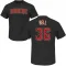 Black Men's Josh Bell Arizona Diamondbacks Roster T-Shirt -