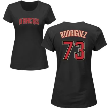 Black Women's Chris Rodriguez Arizona Diamondbacks Roster T-Shirt -