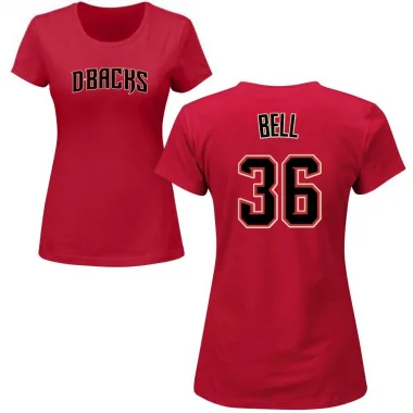 Women's Josh Bell Arizona Diamondbacks Roster T-Shirt - Crimson