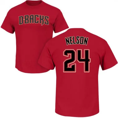 Youth Kyle Nelson Arizona Diamondbacks Roster T-Shirt - Crimson